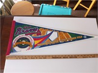 Vintage Atlanta Braves Pennant