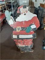 Vintage Santa Claus Cutout 41"
