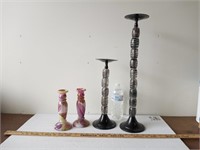 Glass Candle Holders & Vases
