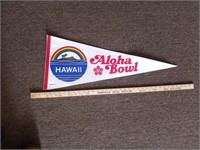 Vintage Aloha Bowl Hawaii Pennant
