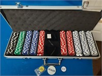 Poker Chips & Case