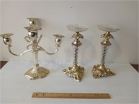 3 Candle Holders