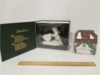 An Ornament & a Snowbabies Figurine