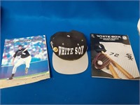 White Sox 1991 Program, Cap, 40th Pins