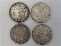 Morgan Silver Dollars.