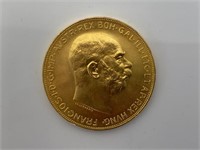 1915 Austrian Gold Corona Coin.