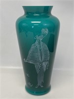 1986 Fenton Art Glass Vase 234/1000.