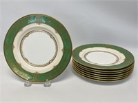 Mintons Plummer NYC Plates w/ Gold Trim.
