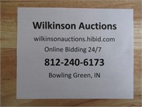 Welcome to Wilkinson Auctions Dec 7