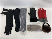 Women’s Winter Ware, Gloves, Earmuffs.