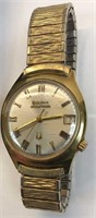 Bulova Accutron 10k gold plate, water resistant.