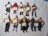 10pc Vintage Wrestling Action Figures - WWF / WWE
