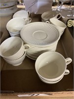 12 setting of Cup & Saucers
