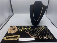 Assorted Costume Jewelry  Gold Tone