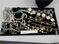 Large Assortment of Costume Bracelets