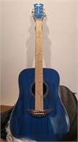 Guitar Keith Urban acoustic lapis blue NIB comes