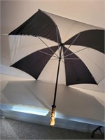 Umbrella white and black 48in one tip loose
