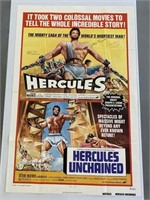 "Hercules" and "Hercules Unchained" Poster