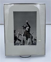 Janis Joplin Photograph w/ Frame