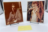 James Dean Photos & Autographed Card
