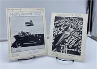 Allan Grant Autographed Hollywood 50s Mini Posters