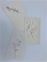 Tippi Hedren Autograph Card