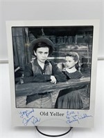 "Old Yeller" Autographed by Johnny Kirk & Beverly