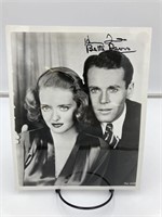 Bette Davis & Henry Fonda Autographed