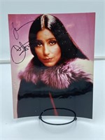 Cher Autographed Photo