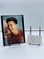 Alec Baldwin Autographed Photo & Signature Card