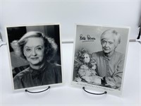 (4) Bette Davis Assorted Autographed Photos