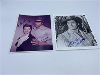 (2) Clint Walker Autographed Photos