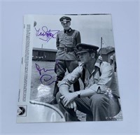 Autographed Photo of Max VonSydow & Michael Caine