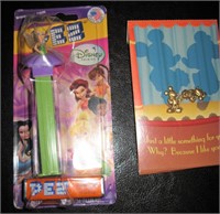 Tinkerbell Pez & Mickey, Minnie Tac Pins