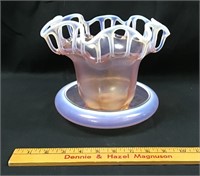 Vintage vaseline glass