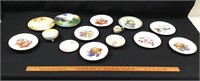 Various painted plates