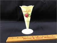 Antique Hillsdale, WI custard glass souvenier