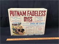Vintage Putnam Dye case and Dyes