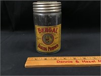 Rare Bengal baking powder glass jar - St. Paul