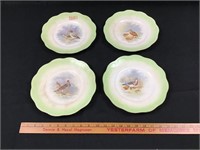 vintage hand painted limoges plates shown