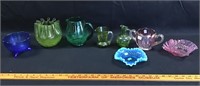Lot of various glass items as shown, see photos