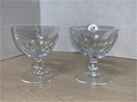 2 Waterford Crystal Glasses