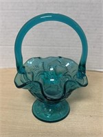 Blue Glass Basket
