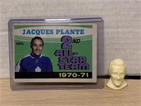 Jacques Plante Hockey Card and Colgate