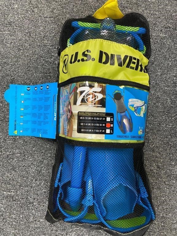 U.S. Divers Kids Dorado Mask, Proflex Fins, & Sea Breeze Sno