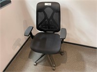 Fabric Covered Adjustable Office Chair