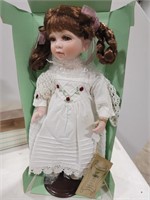 16" doll in box w stand "Emily"