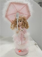 13" lighted doll