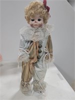 17" wind up musical doll