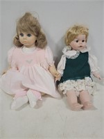 2 14" sitting dolls